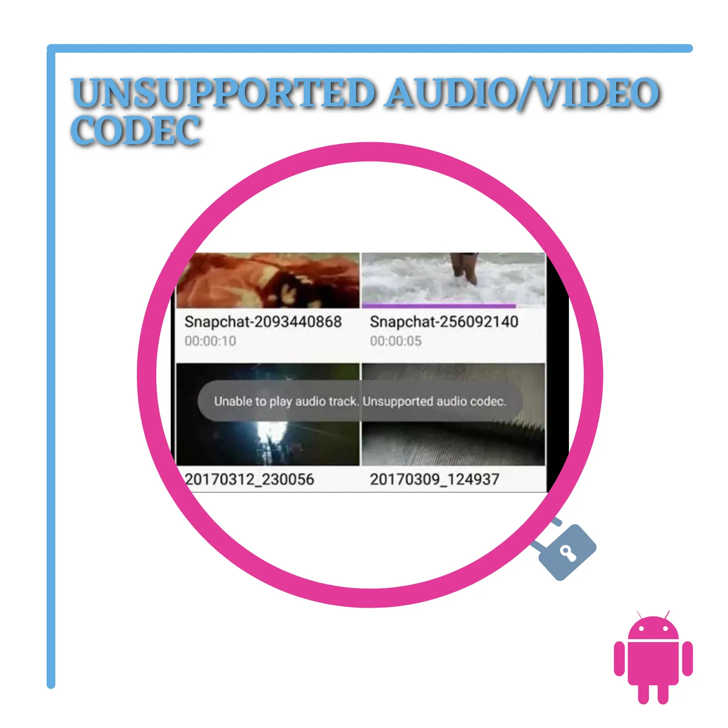 Fix Unsupported Audio Video Codec