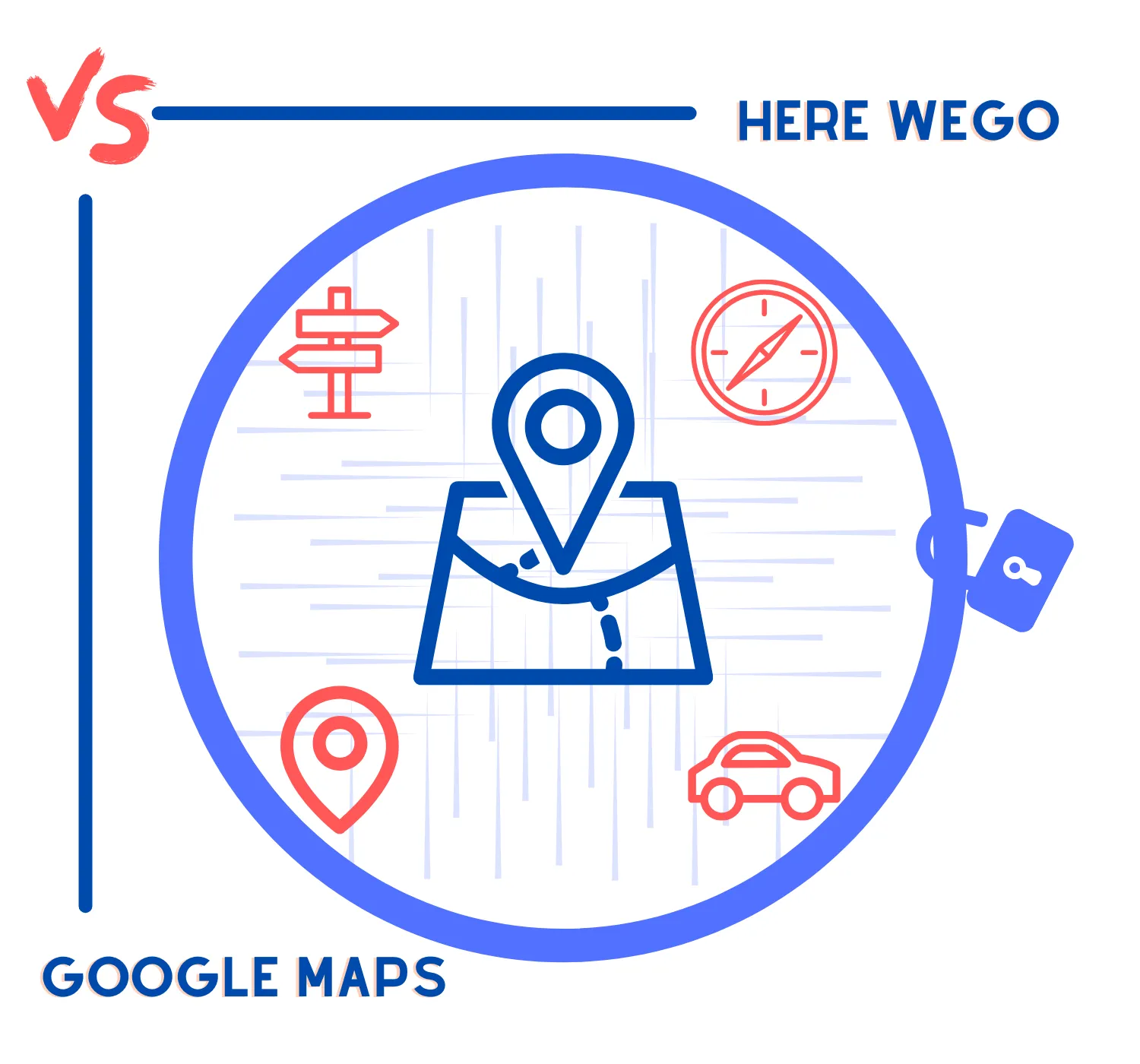 HERE WeGo vs Google Maps
