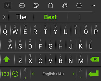 Classic Dark SwiftKey Theme