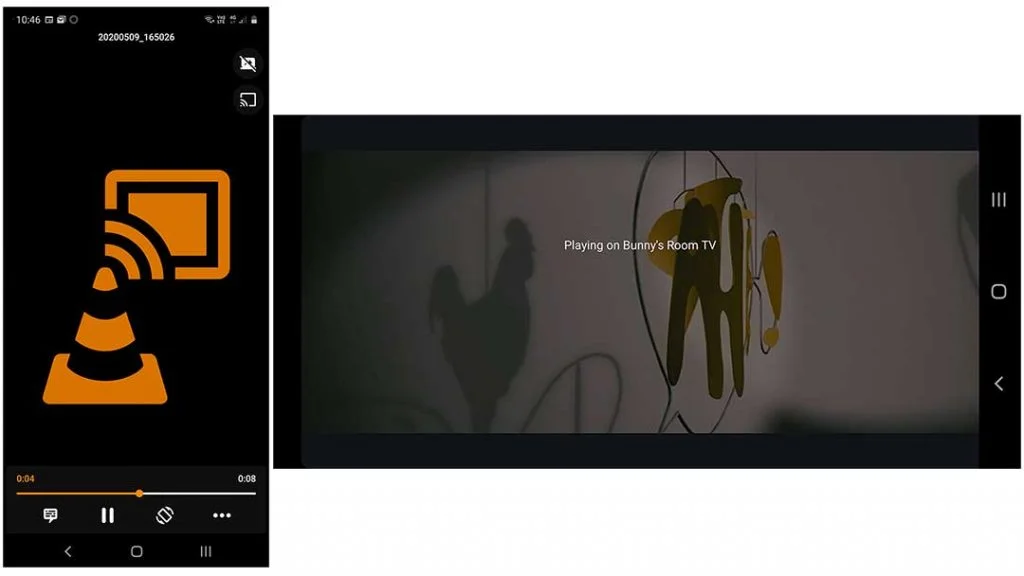 Chromecast Connection of VLC and MX Player