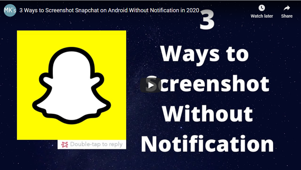 Snapchat Screenshot Video