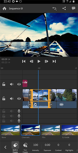 Colors in Premiere Rush