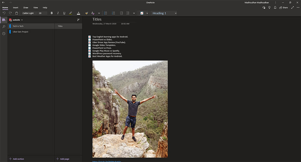 OneNote Desktop