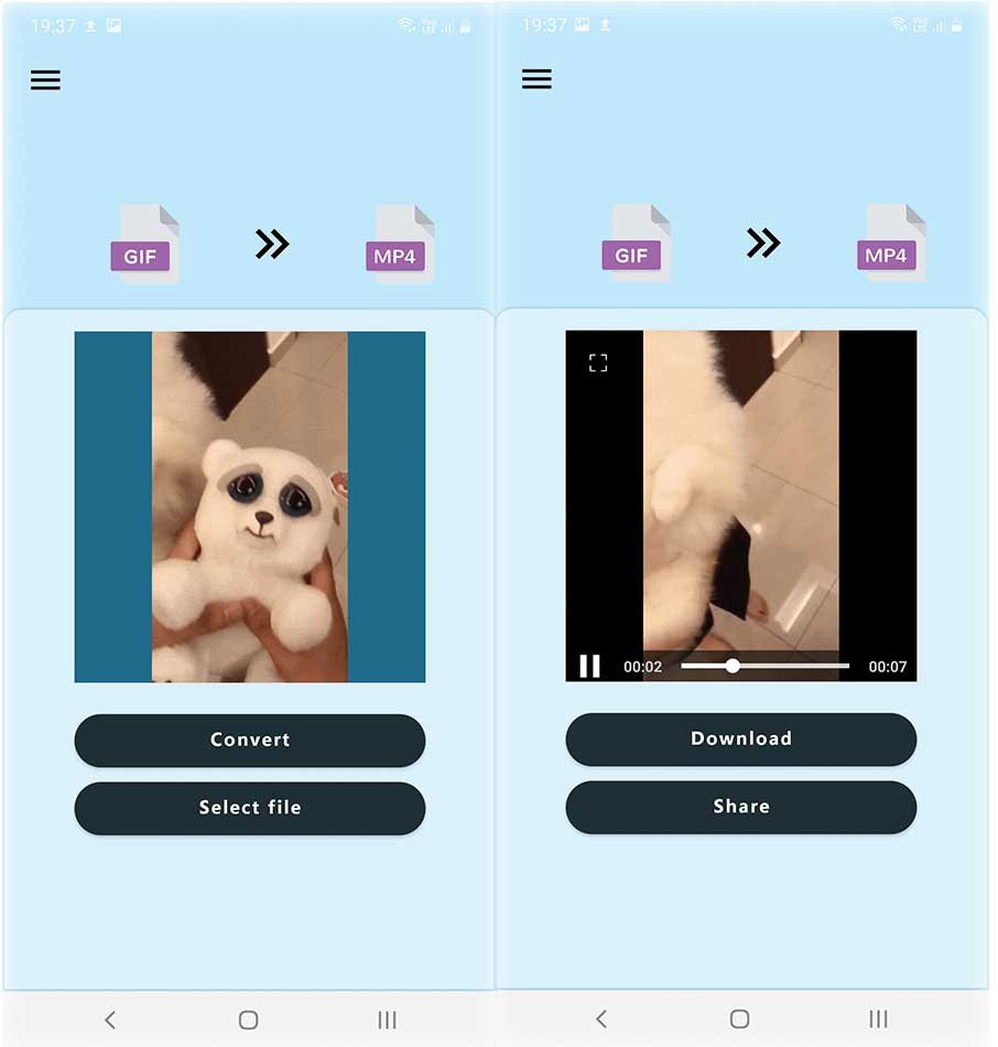 GIF to Video App