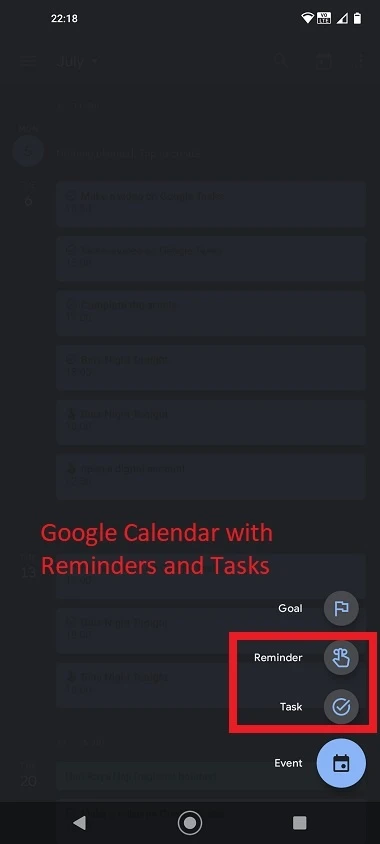 Google-Calendar-with-Reminders-and-Tasks