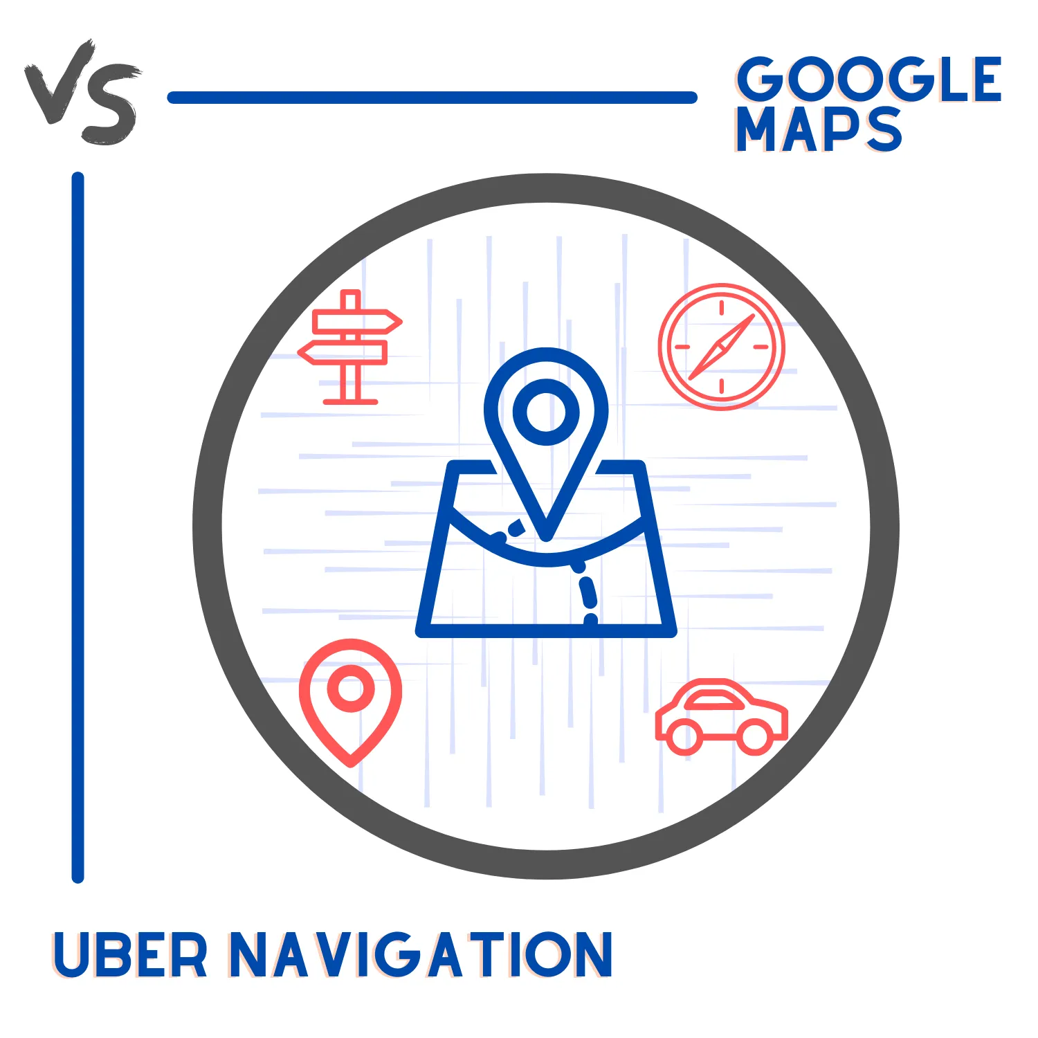 Google Maps vs Uber Navigation