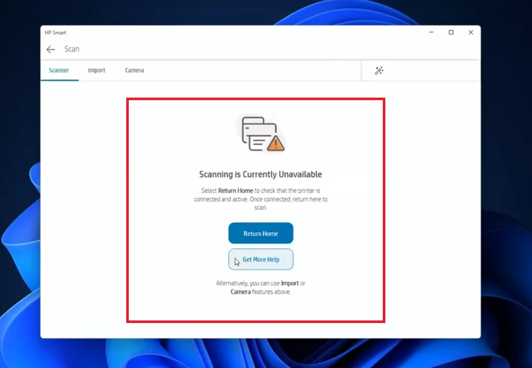 3 Ways Fix HP Smart "Scanning Currently Unavailable"