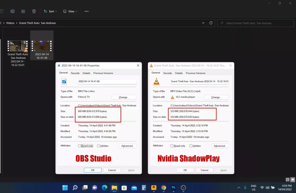 OBS vs NVIDIA ShadowPlay