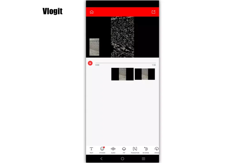 Vlogit App on Android