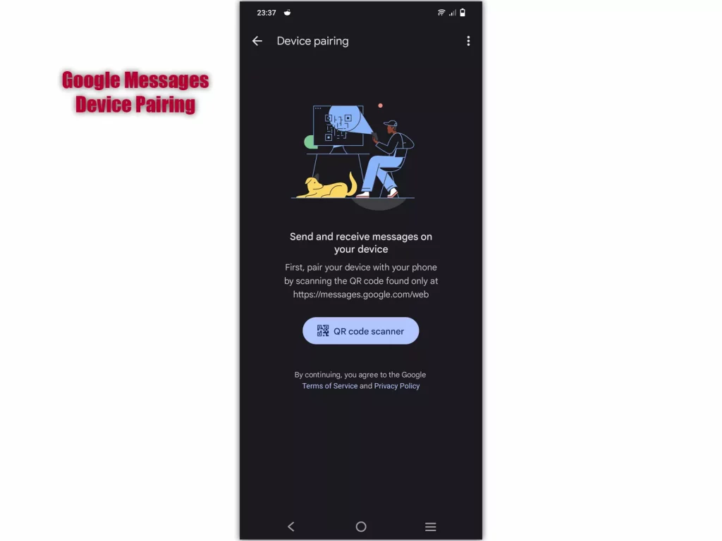 Google Messages Device Pairing
