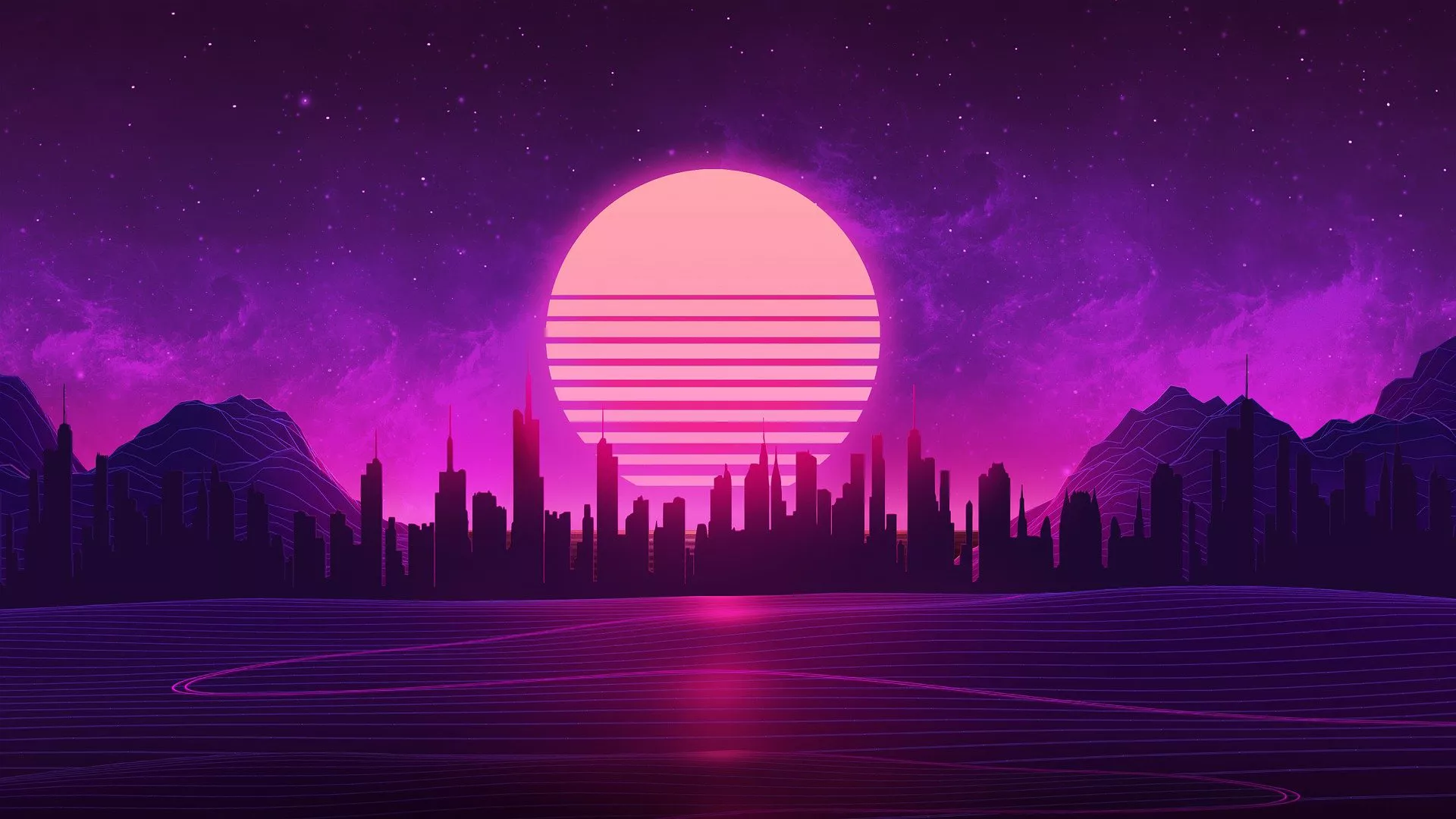 Cyberpunk Virtual Background