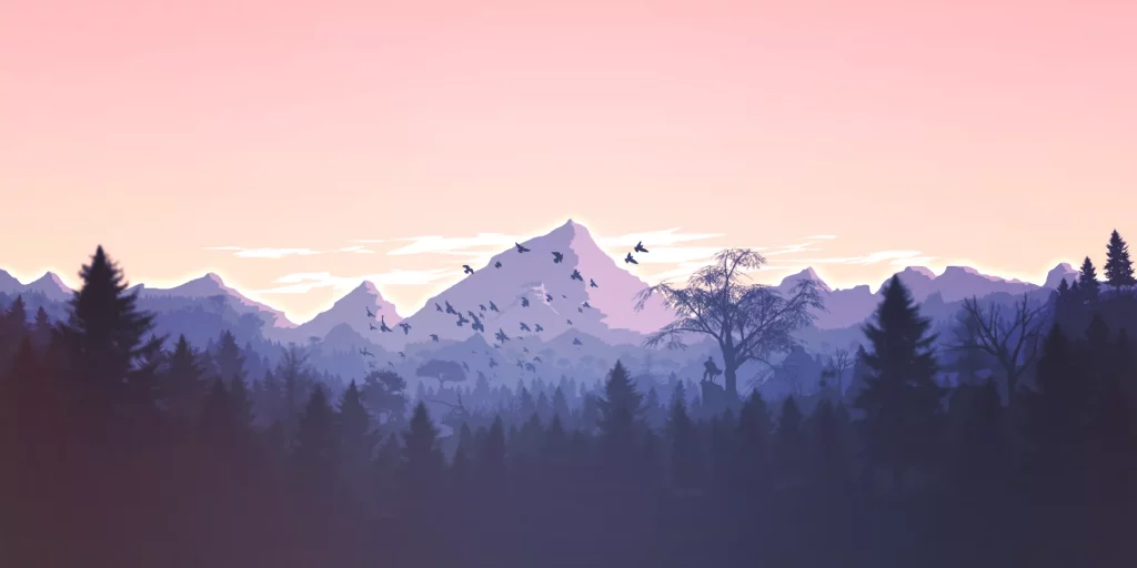 Mountain Virtual Background for StreamYard
