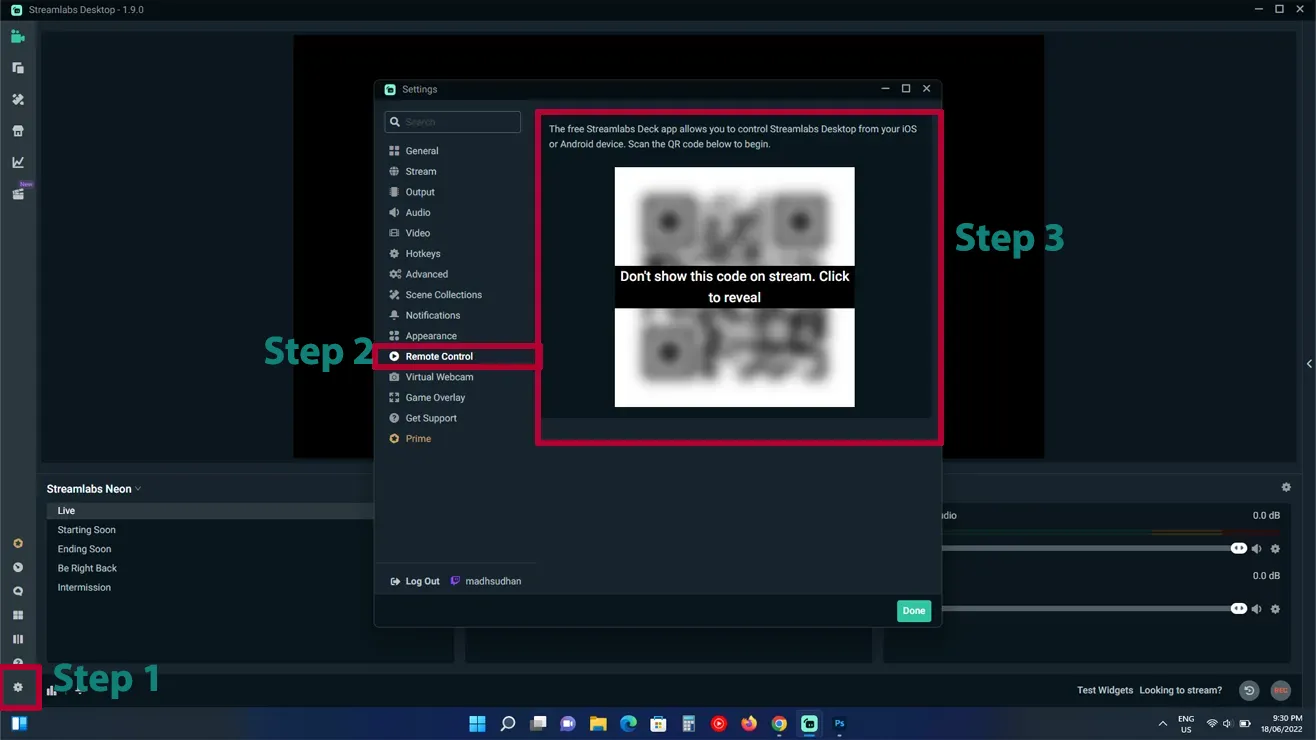 Connect Streamlabs Phone to PC