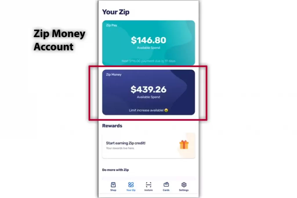 Zip Money Account