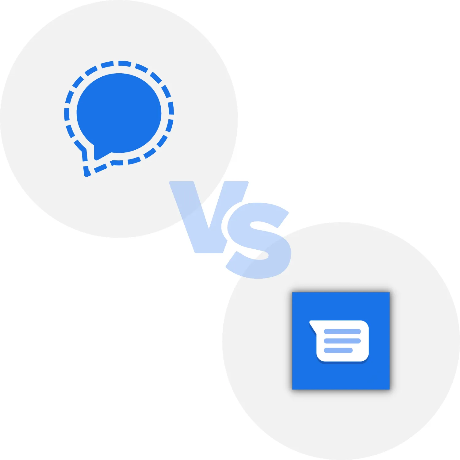 Signal vs. Google Messages
