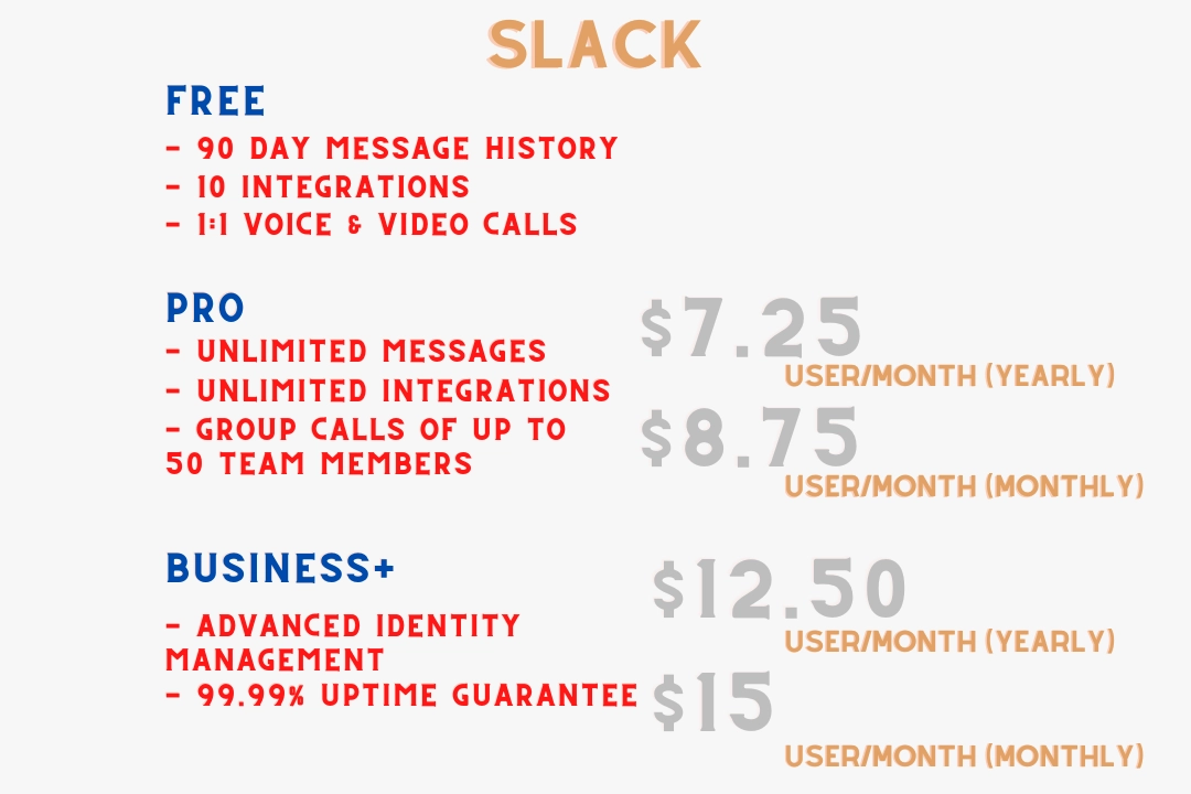 Slack Pricing and Plans