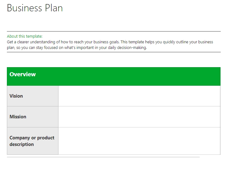 Business-Plan-Evernote-Template