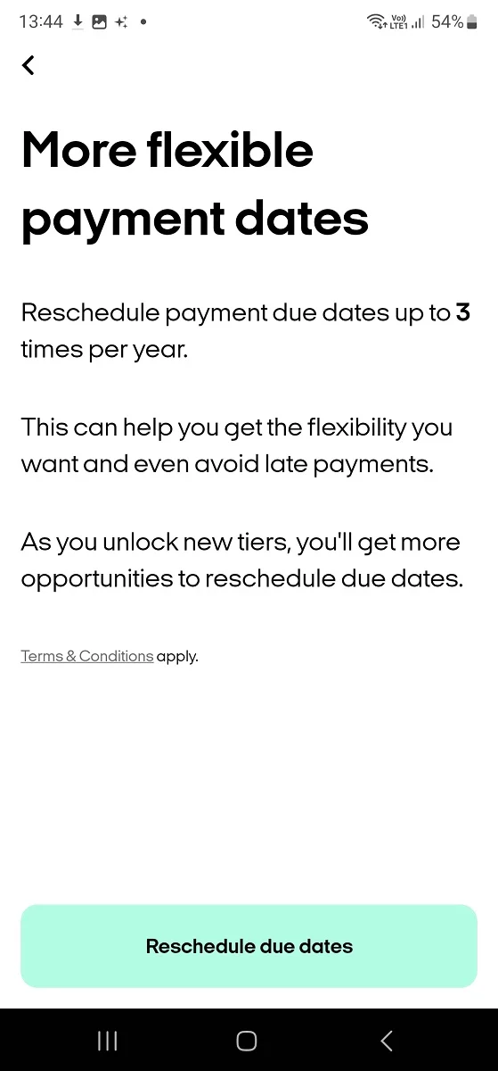 Afterpay Extending Payment Date