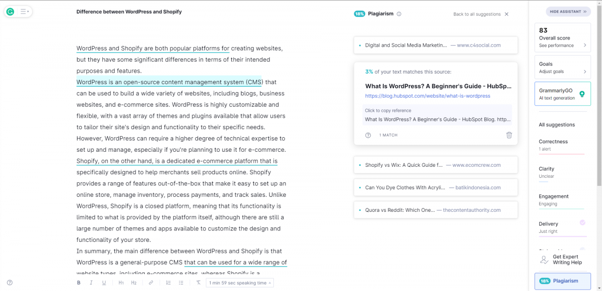 Can grammarly detect chatgpt covering other tools too
