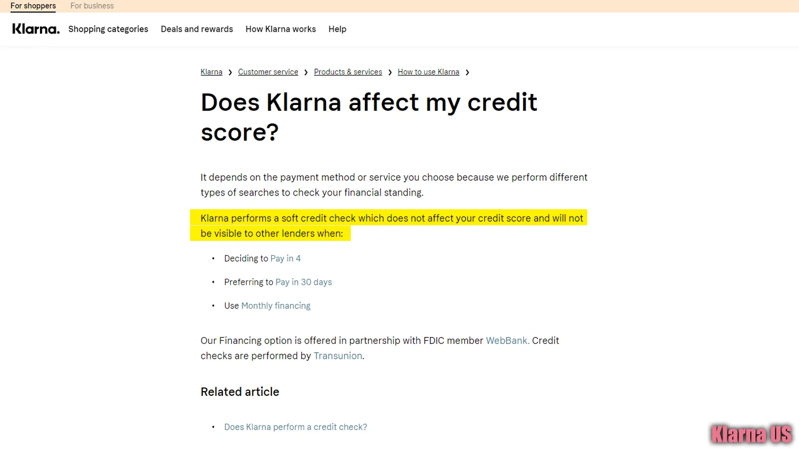 Does Klarna Affect Your Credit Score