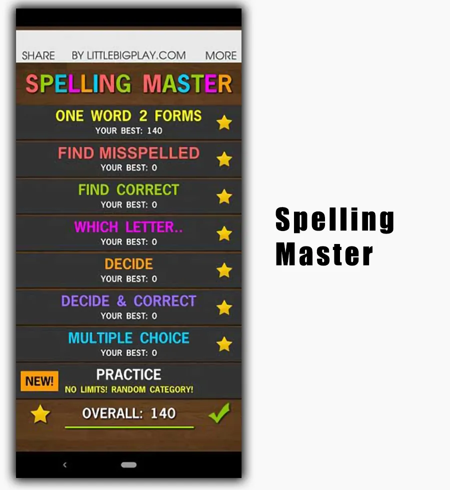 The Spelling Master App