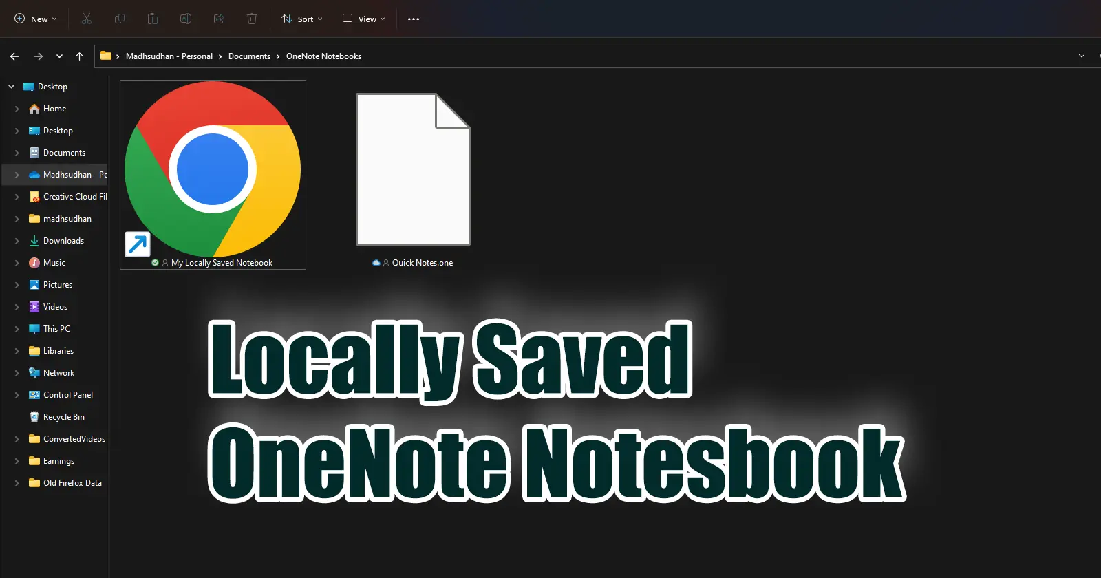 How to Save OneNote Notes Locally And Not on the Cloud