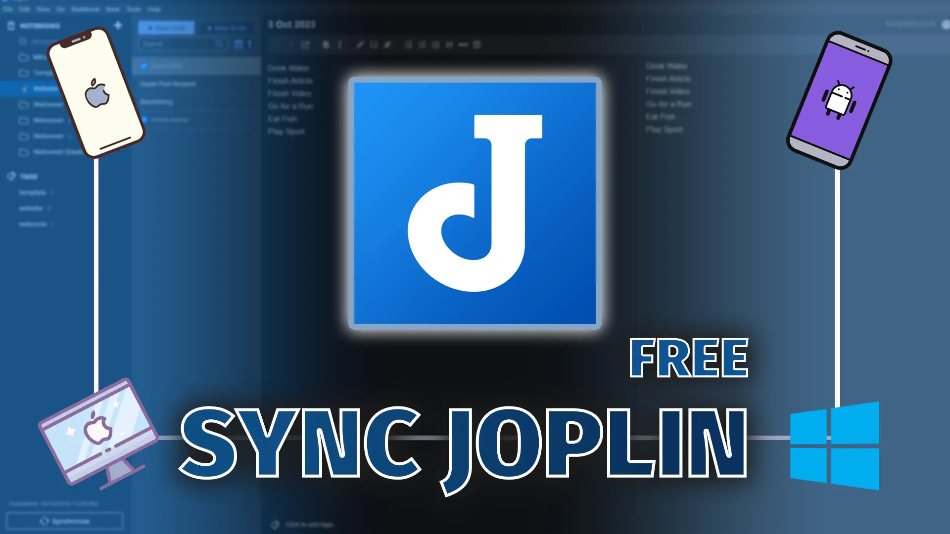 How to Sync Joplin Notes Across Devices for Free